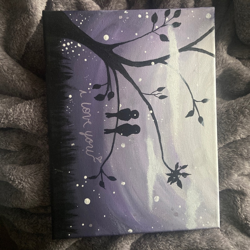 I love you painting